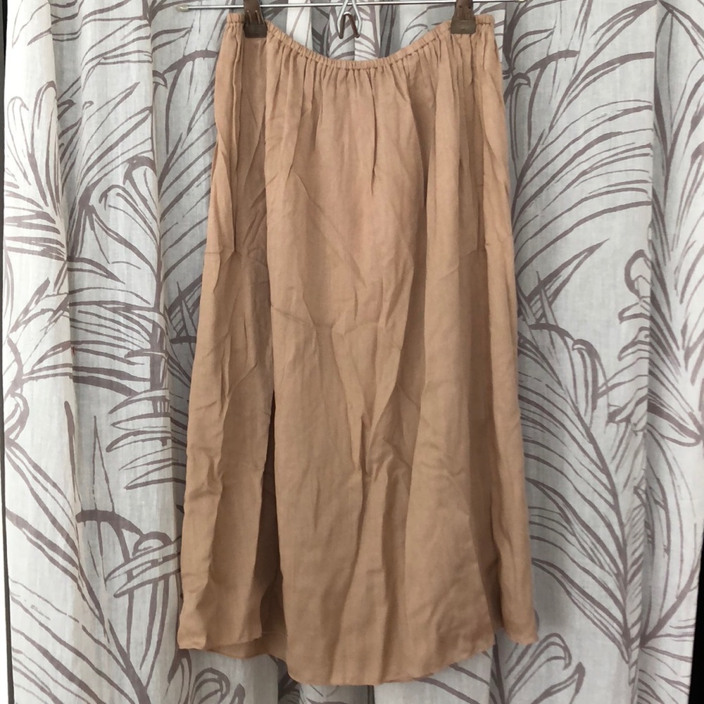 Sheer midi skirt